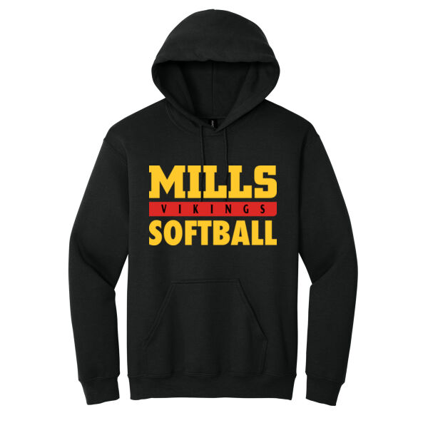 Mills Softball Heavy Blend Hooded Sweatshirt Thumbnail