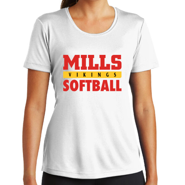 Mills Softball Ladies PosiCharge Competitor Tee Thumbnail