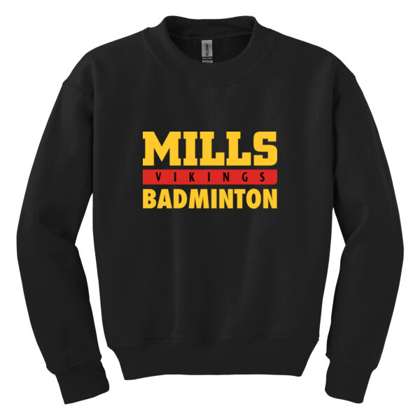 Mills Softball Youth Heavy Blend Crewneck Sweatshirt Thumbnail