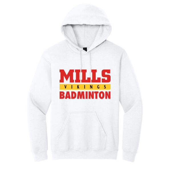 Mills Badminton Heavy Blend Hooded Sweatshirt Thumbnail