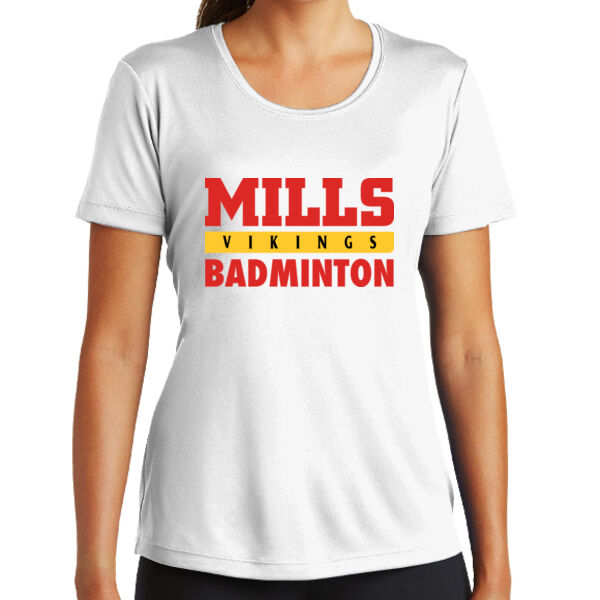 Mills Badminton Ladies PosiCharge Competitor Tee Thumbnail