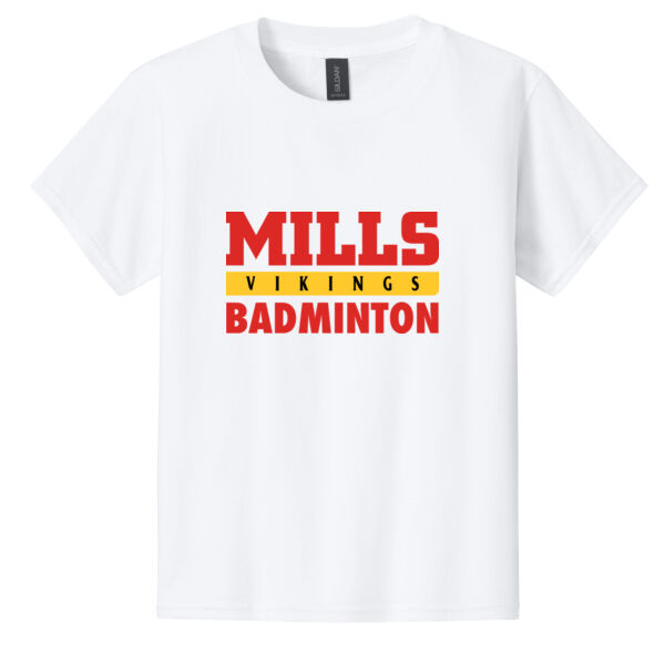 Mills Badminton Youth Softstyle T Shirt Thumbnail