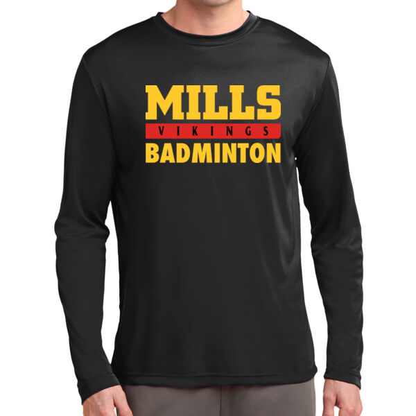 Mills Badminton Long Sleeve PosiCharge Competitor Tee Thumbnail
