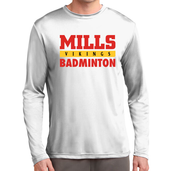Mills Badminton Long Sleeve PosiCharge Competitor Tee Thumbnail