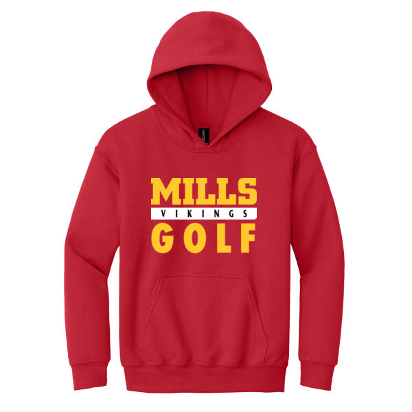 Mills Golf Youth Heavy Blend Hooded Sweatshirt Thumbnail