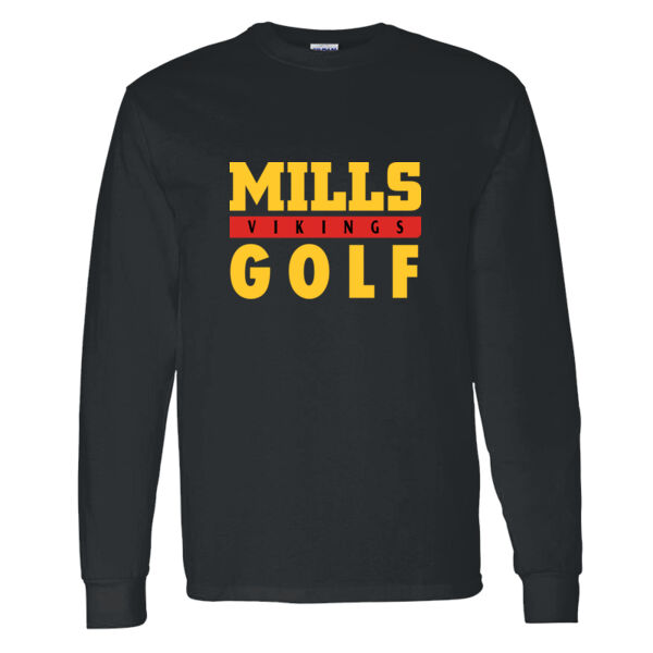 Mills Golf Heavy Cotton 100% Cotton Long Sleeve T Shirt Thumbnail