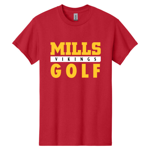 Mills Golf Heavy Cotton 100% Cotton T Shirt Thumbnail