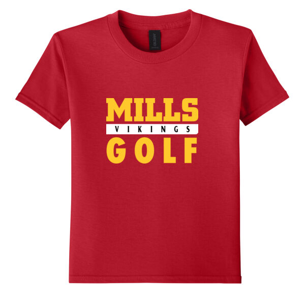 Mills Golf Youth Softstyle T Shirt Thumbnail