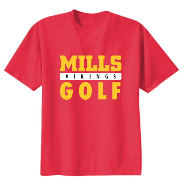 Mills Golf Youth Heavy Cotton 100% Cotton T Shirt Thumbnail