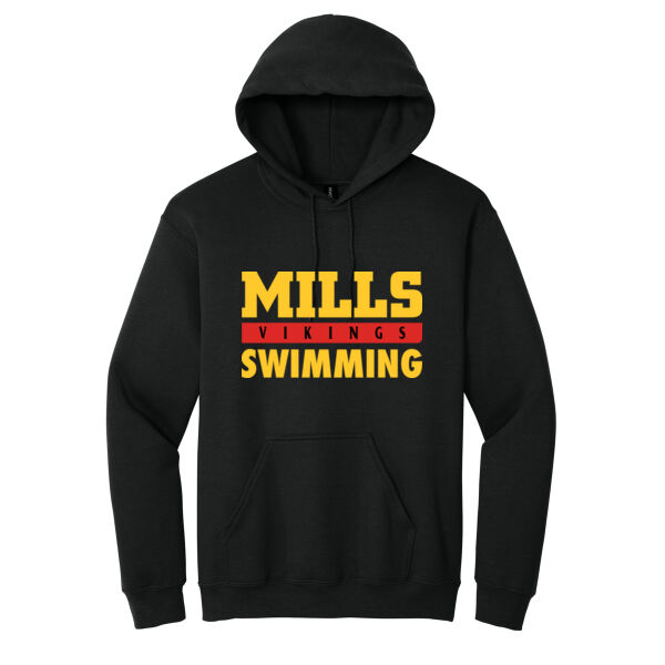 Mills Swimming Heavy Blend Hooded Sweatshirt Thumbnail