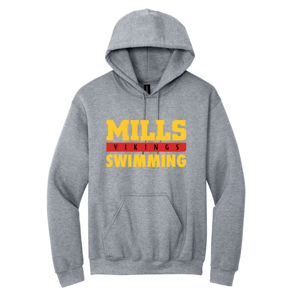 Mills Swimming Heavy Blend Hooded Sweatshirt Thumbnail