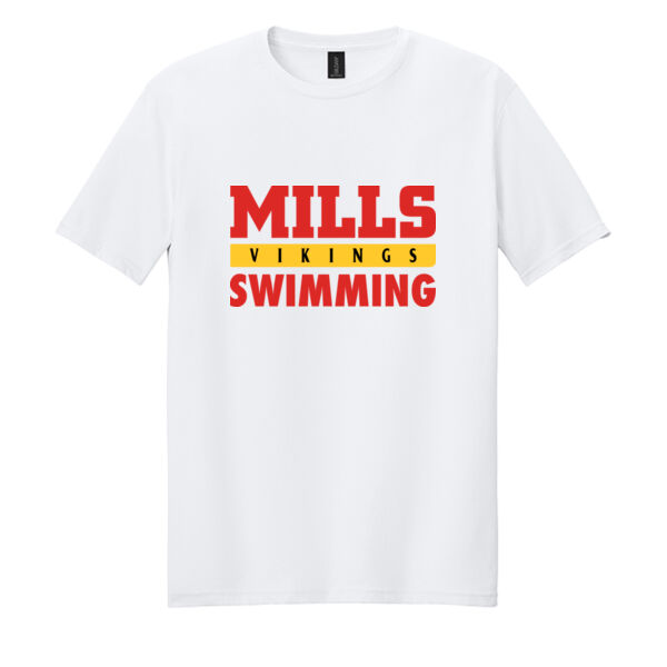 Mills Swimming Softstyle T Shirt Thumbnail