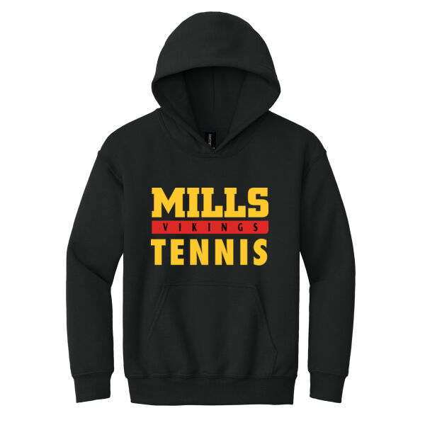 Mills Tennis Youth Heavy Blend Hooded Sweatshirt Thumbnail