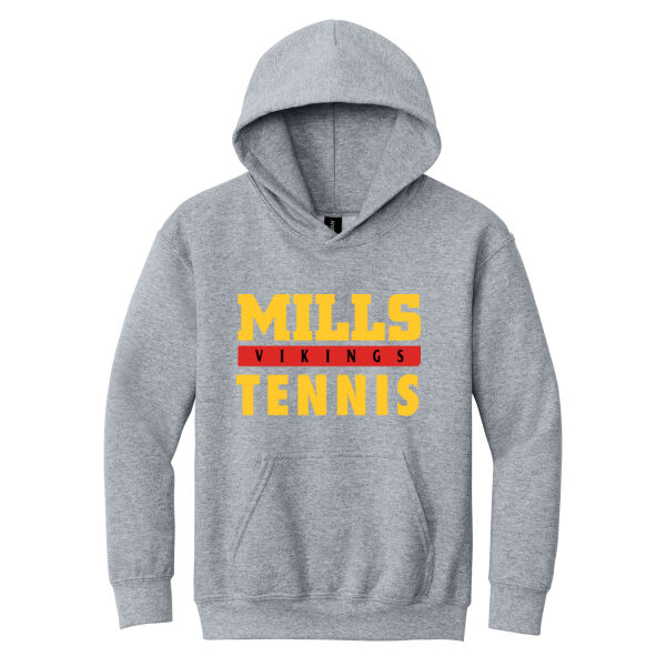 Mills Tennis Youth Heavy Blend Hooded Sweatshirt Thumbnail