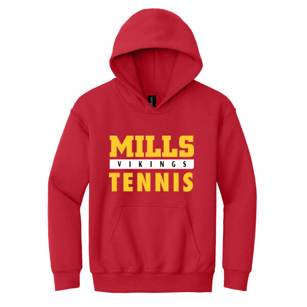 Mills Tennis Youth Heavy Blend Hooded Sweatshirt Thumbnail