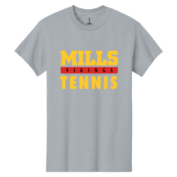 Mills Tennis Heavy Cotton 100% Cotton T Shirt Thumbnail