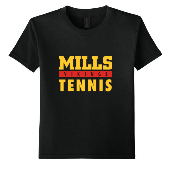 Mills Tennis Youth Softstyle T Shirt Thumbnail