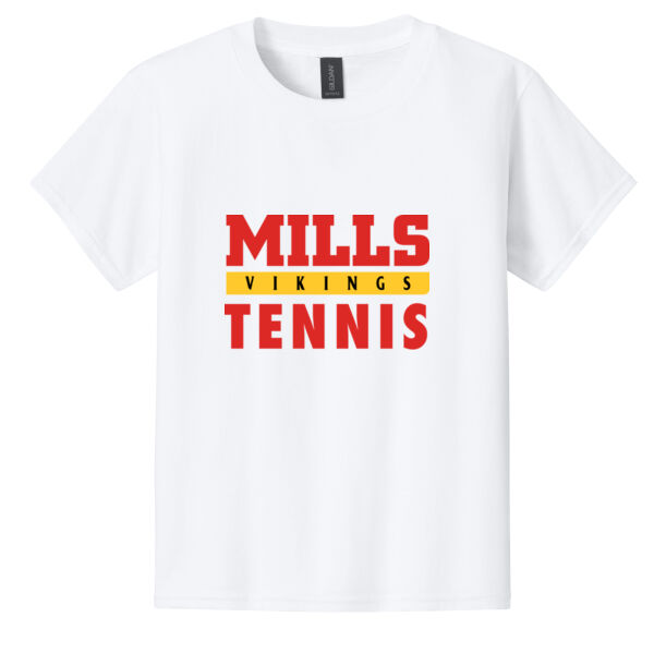 Mills Tennis Youth Softstyle T Shirt Thumbnail