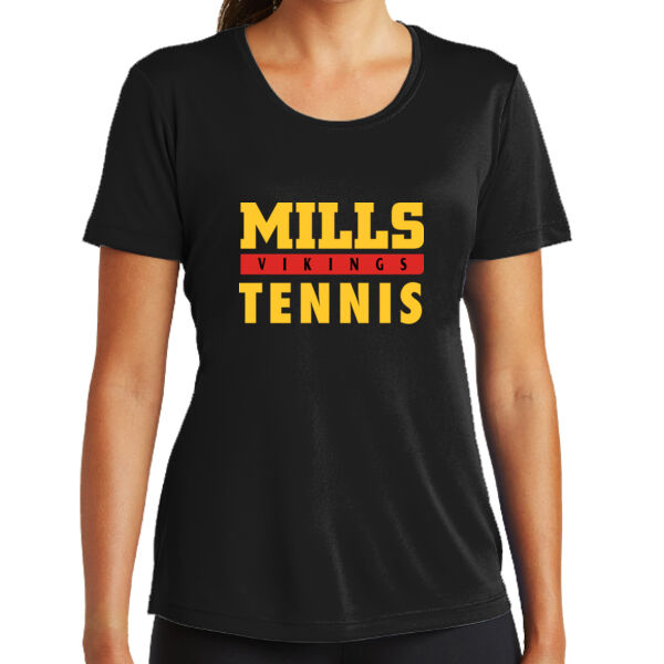 Mills Tennis Ladies PosiCharge Competitor Tee Thumbnail