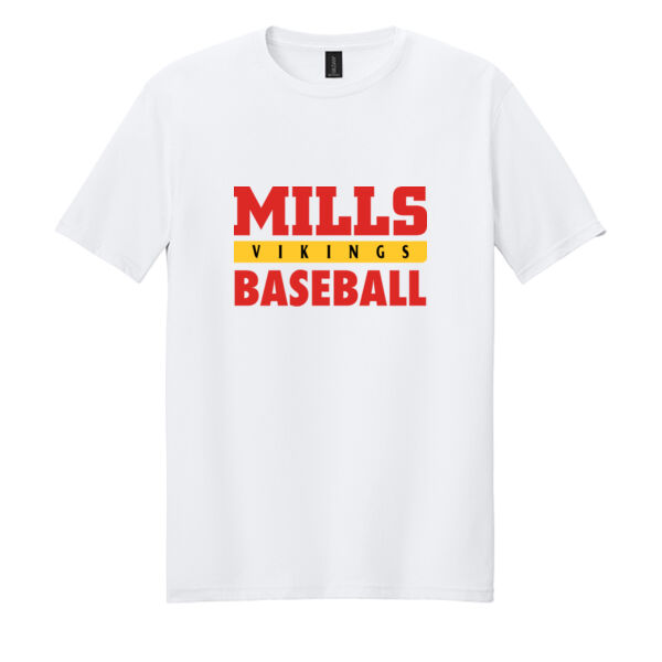 Mills Baseball Softstyle T Shirt Thumbnail