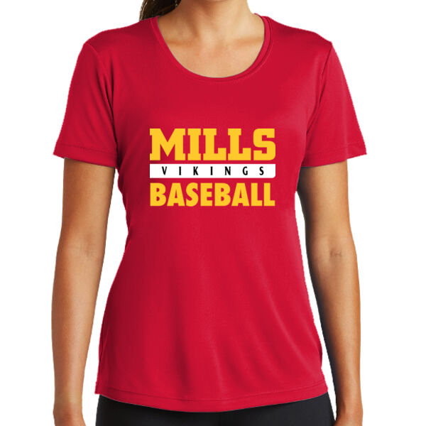 Mills Baseball Ladies PosiCharge Competitor Tee Thumbnail
