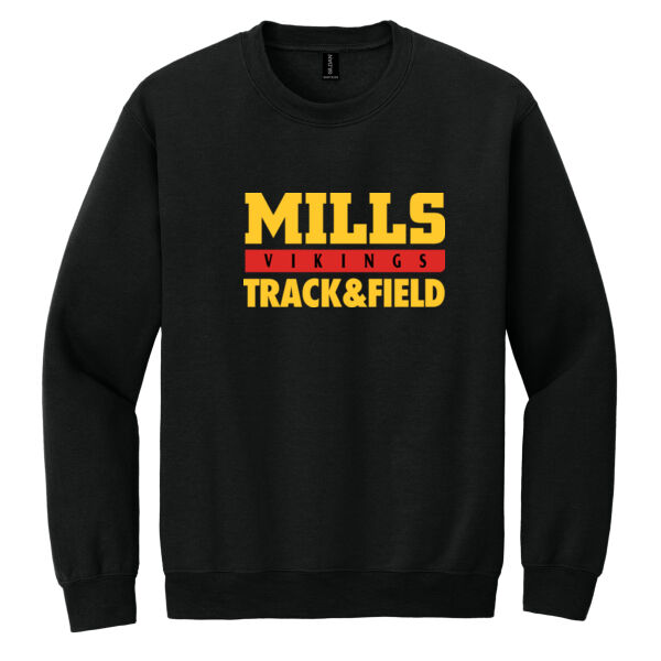 Mills Track & Field Heavy Blend Crewneck Sweatshirt Thumbnail