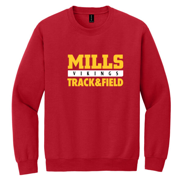 Mills Track & Field Heavy Blend Crewneck Sweatshirt Thumbnail