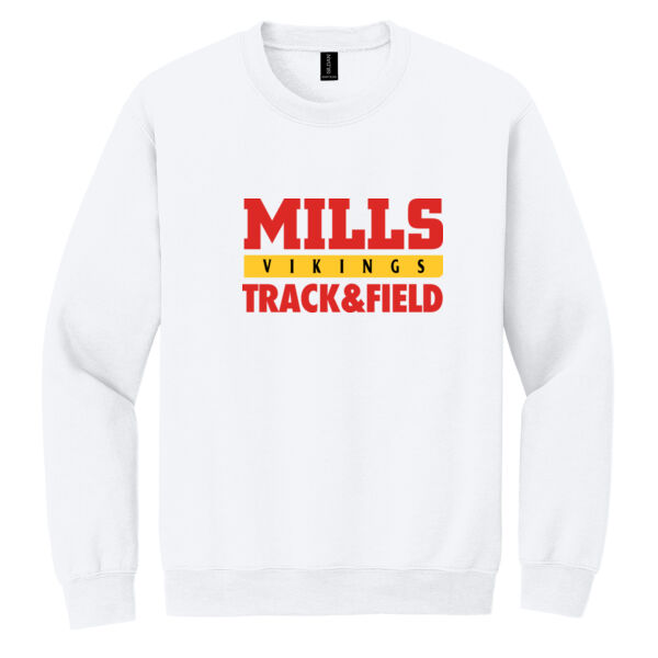 Mills Track & Field Heavy Blend Crewneck Sweatshirt Thumbnail