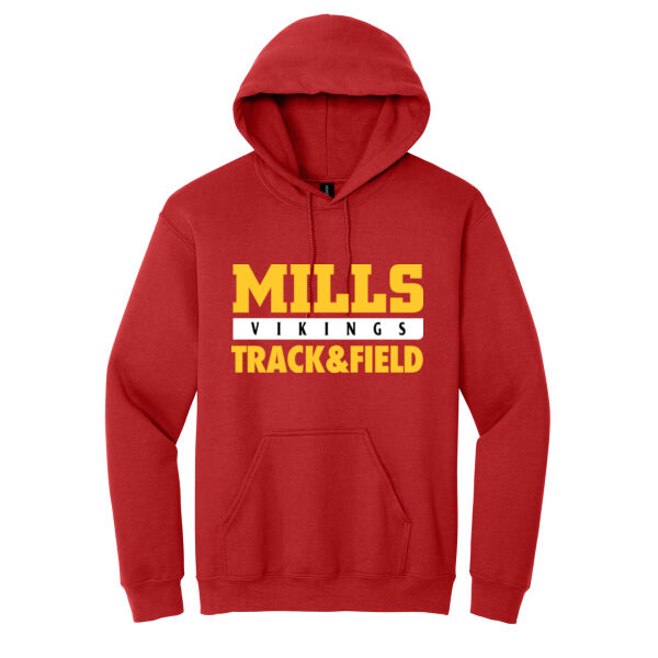 Mills Track & Field Heavy Blend Hooded Sweatshirt Thumbnail
