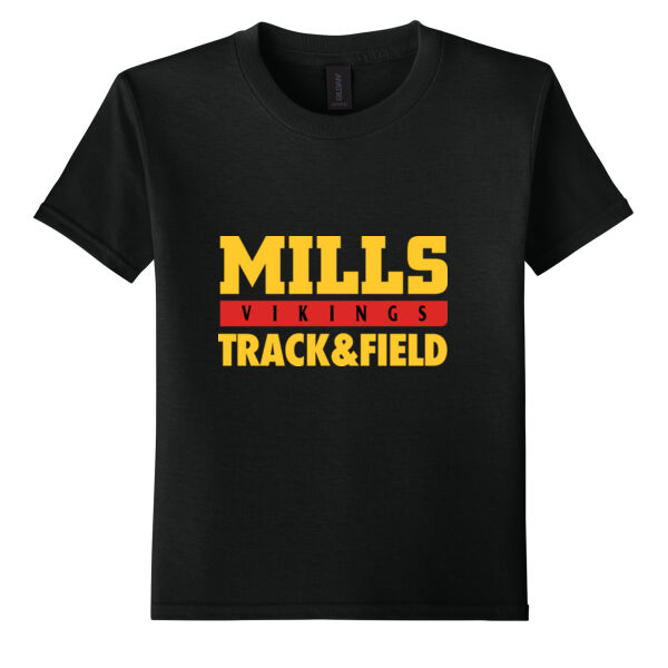 Mills Track & Field Youth Softstyle T Shirt Thumbnail