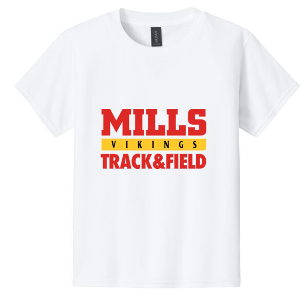 Mills Track & Field Youth Softstyle T Shirt Thumbnail