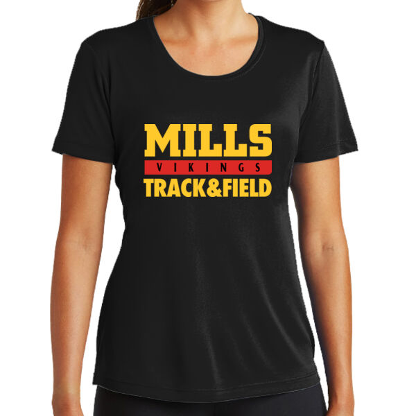 Mills Track & Field Ladies PosiCharge Competitor Tee Thumbnail