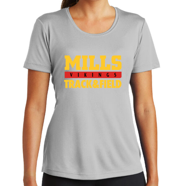 Mills Track & Field Ladies PosiCharge Competitor Tee Thumbnail
