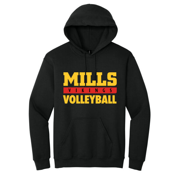 Mills Volleyball Heavy Blend Hooded Sweatshirt Thumbnail