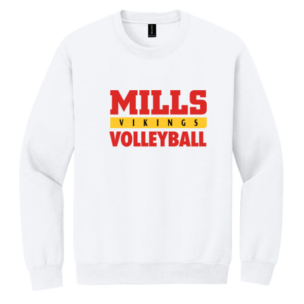 Mills Volleyball Heavy Blend Crewneck Sweatshirt Thumbnail