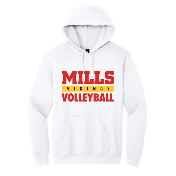 Mills Volleyball Heavy Blend Hooded Sweatshirt Thumbnail