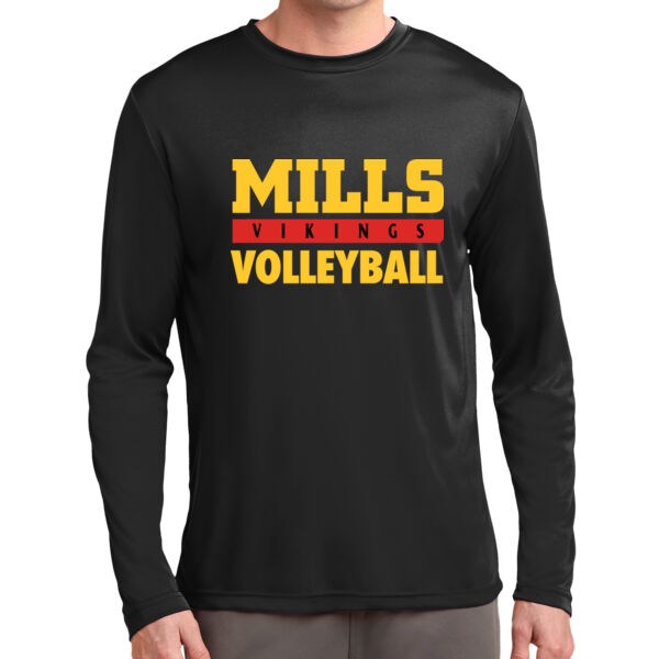 Mills Volleyball Long Sleeve PosiCharge Competitor Tee Thumbnail