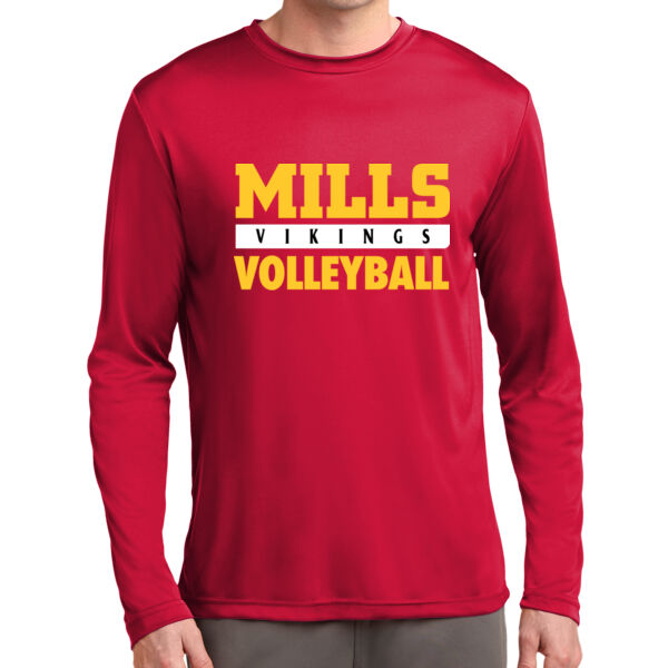 Mills Volleyball Long Sleeve PosiCharge Competitor Tee Thumbnail