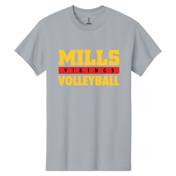 Mills Volleyball Heavy Cotton 100% Cotton T Shirt Thumbnail