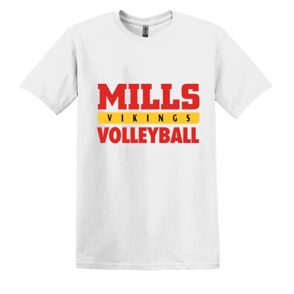Mills Volleyball Heavy Cotton 100% Cotton T Shirt Thumbnail