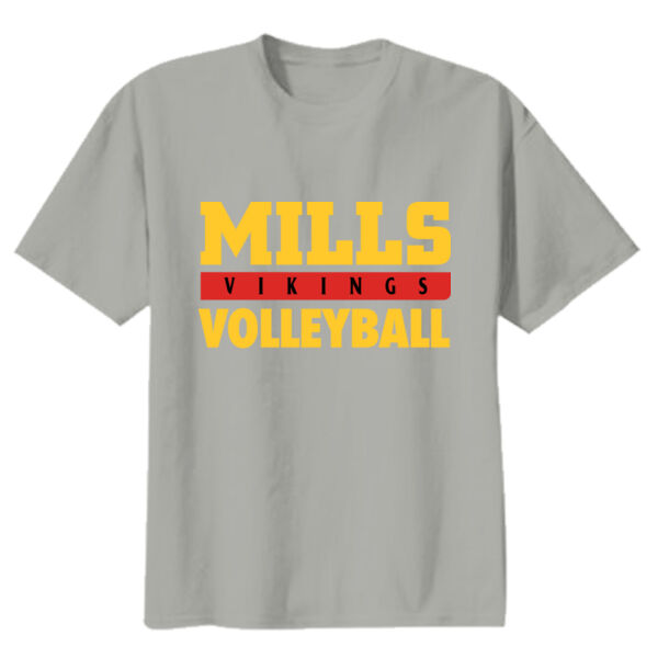 Mills Volleyball Youth Heavy Cotton 100% Cotton T Shirt Thumbnail
