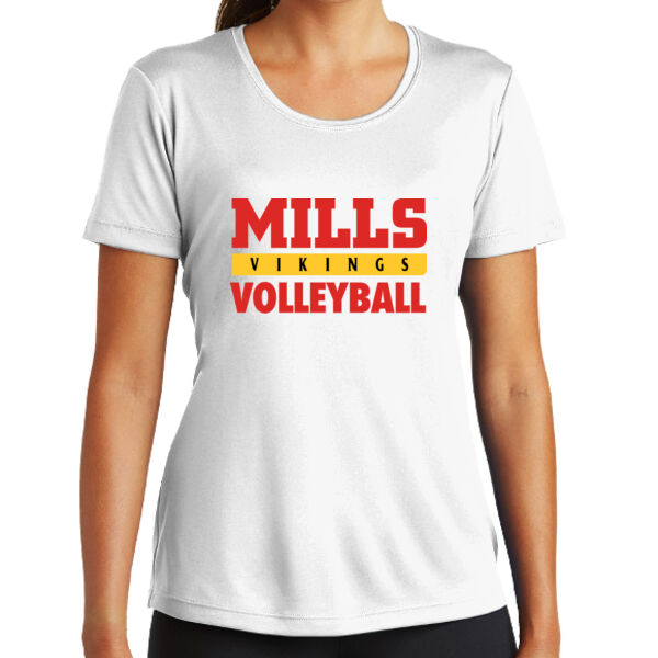 Mills Volleyball Ladies PosiCharge Competitor Tee Thumbnail