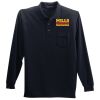 Long Sleeve Silk Touch Polo with Pocket Thumbnail